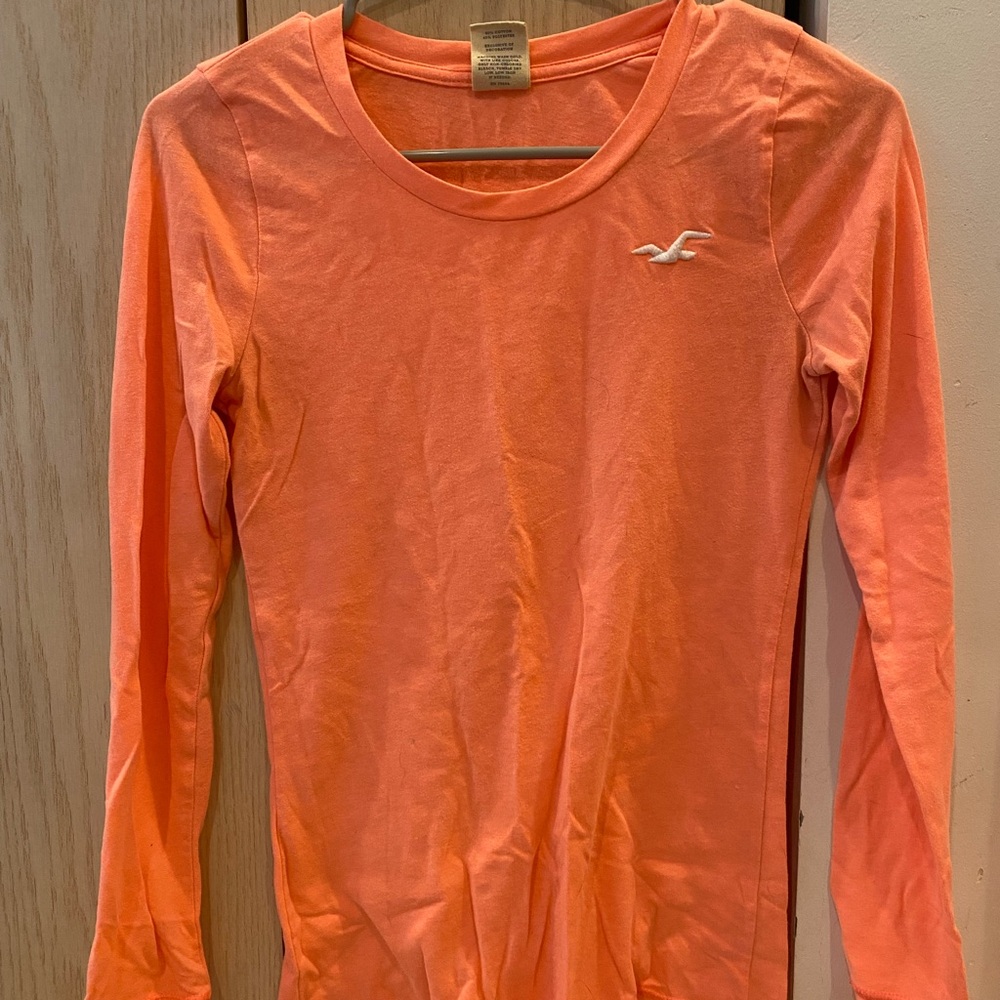 Hollister Vibrant Orange Top